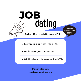 JOB DATING : Salon Forum Métiers HCR